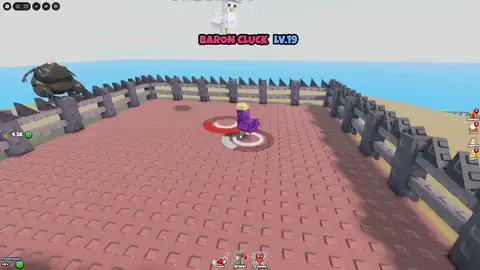 Grow a Chicken Fighter Tower fight where special abilities pressure the climb